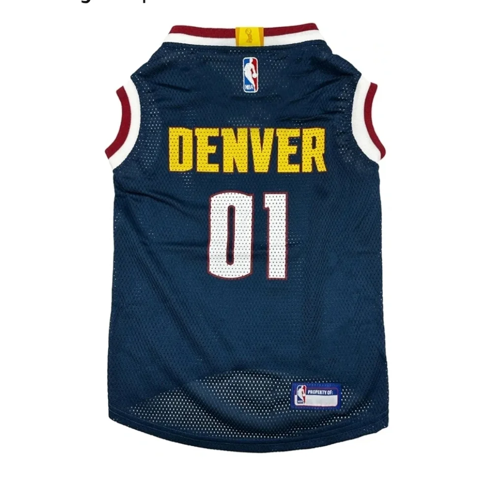 Denver 01 Blue Mesh Jersey For Dog